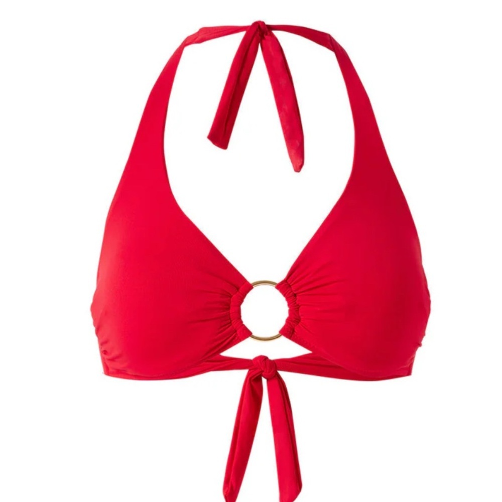 Melissa Odabash Brussels Red Bikini Top - Picture 2 of 6